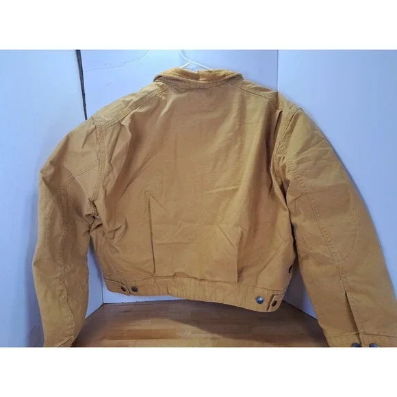 Timberland Strafford Washed Canvas XL Jacket in the wheat color